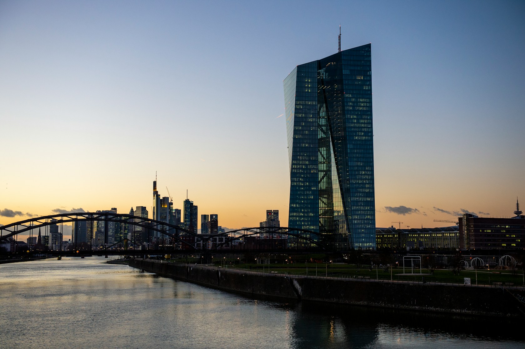Tipos del BCE: sede del Banco Central Europeo en Fráncfort, donde se deciden los tipos de interés